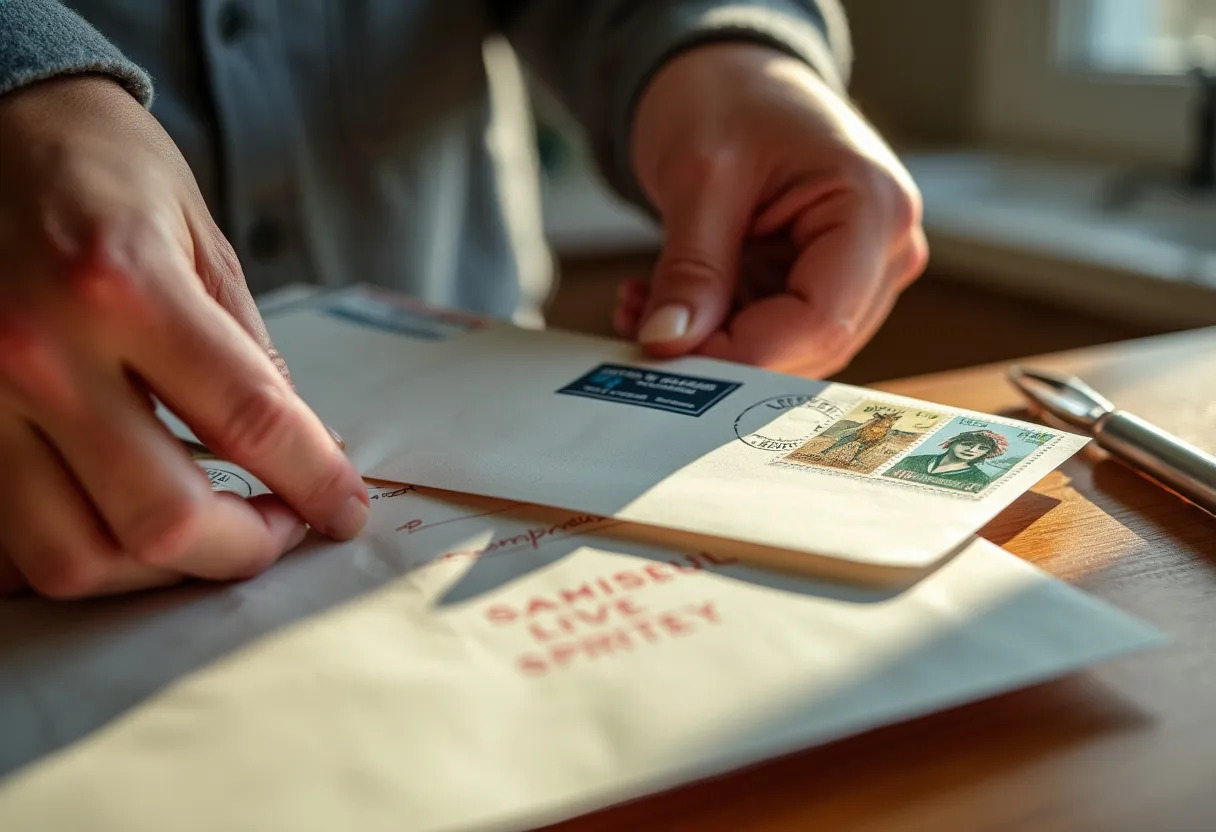 enveloppe  courrier