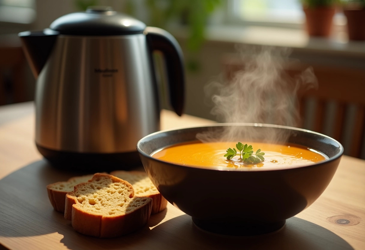 purée de carottes + curry