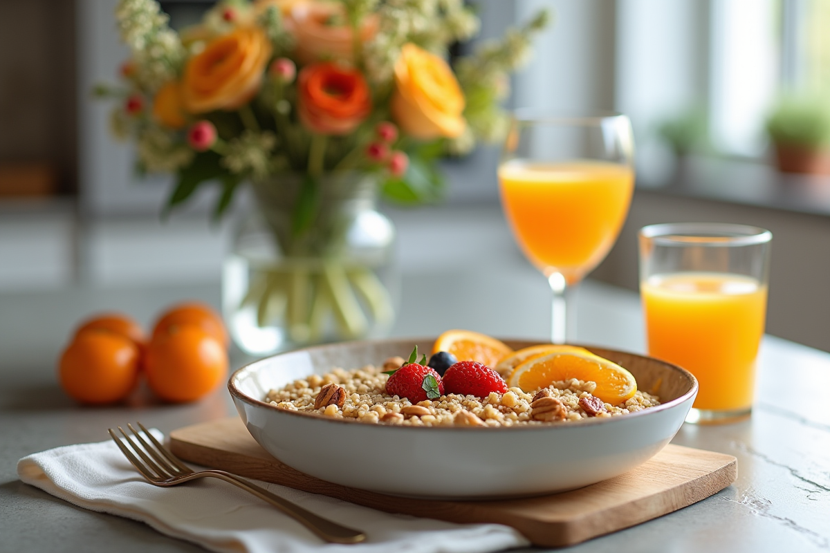 petit-déjeuner sans gluten